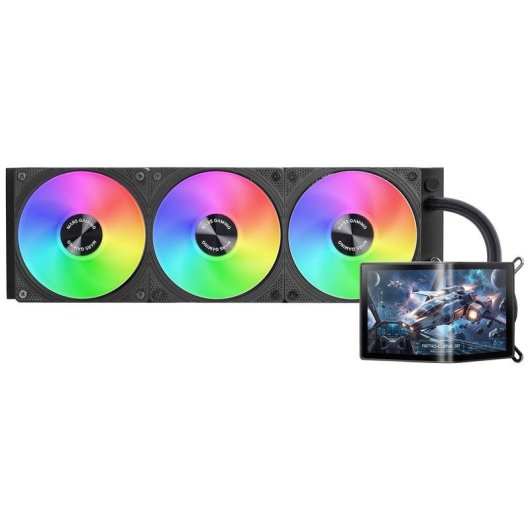 Refrigeração líquida Mars Gaming ML-ARC360 360 mm 3 ventoinhas ARGB AMOLED