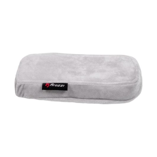 Conjunto almofadas reposabrazos Memory Foam Arozzi Velvet Grey