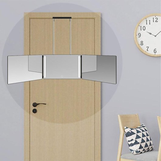 Miroir triptyque maquillage Dam Electronics LED rechargeable
