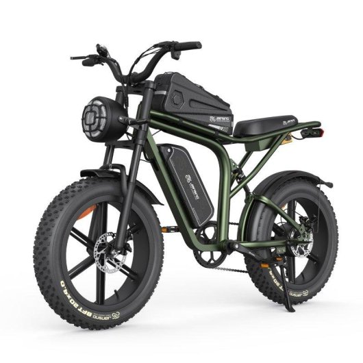 Bicicleta Eléctrica Jansno X8 Motor 750 W Batería 48 V 17 Ah 45 km/h Ruedas 20"