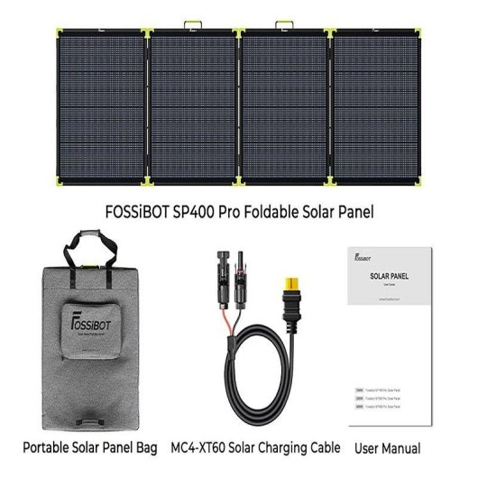 FOSSiBOT SP400PRO zonnepaneel 400 W opvouwbaar monokristallijn IP67