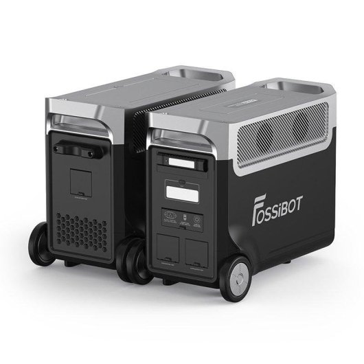 Estación de energía FOSSiBOT F3600 Pro 7680 Wh 3 AC, 6 USB LiFePO4 + solar 400 W