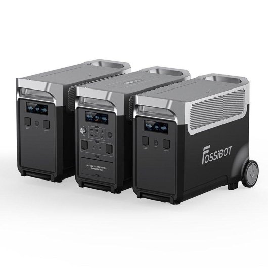 Estación de energía Fossibot F3600 Pro 11.520 Wh, 3 AC, 10 USB, LiFePO4, UPS