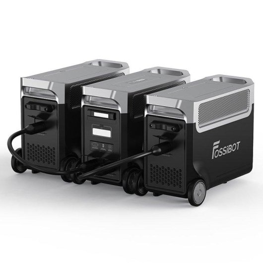 Estación de energía Fossibot F3600 Pro 11.520 Wh, 3 AC, 10 USB, LiFePO4, UPS