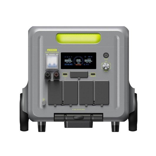 Estación de energía Fossibot F7200 5222 Wh 4 puertos AC y 3 USB LiFePO4 + kit solar