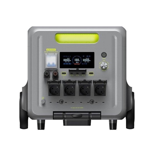 Estación de energía Fossibot F7200 5222 Wh 4 puertos AC y 3 USB LiFePO4 + kit solar