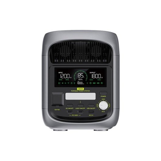 Estação de energia FOSSiBOT F1800 1024 Wh 1800 W LiFePO4 + painel solar 200 W