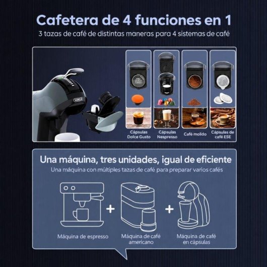 Cafetière à capsules HiBREW H17 1 L 20 bars, extraction froide et chaude