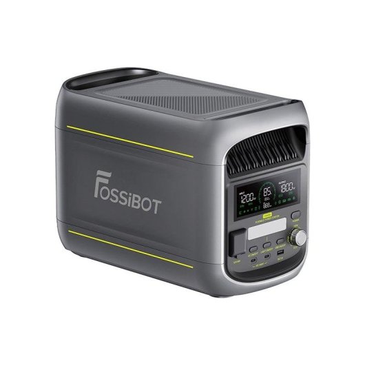 Fossibot F1800 powerstation 1024Wh 2 AC LiFePO4 + 2 zonnepanelen 200W