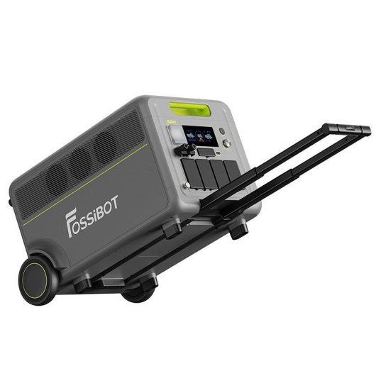 Estación de energía Fossibot F7200 5222,4 Wh, 4 AC, LiFePO4 + T202 800 W