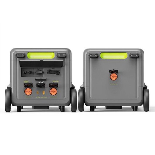 Estación de energía Fossibot F7200 5222,4 Wh, 4 AC, LiFePO4 + T202 800 W