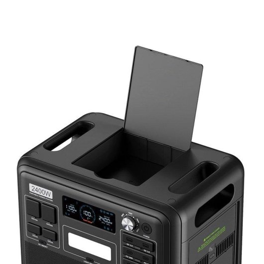 Estación de energía Fossibot F2400 2048 Wh 3 AC, USB y DC LiFePO4 UPS