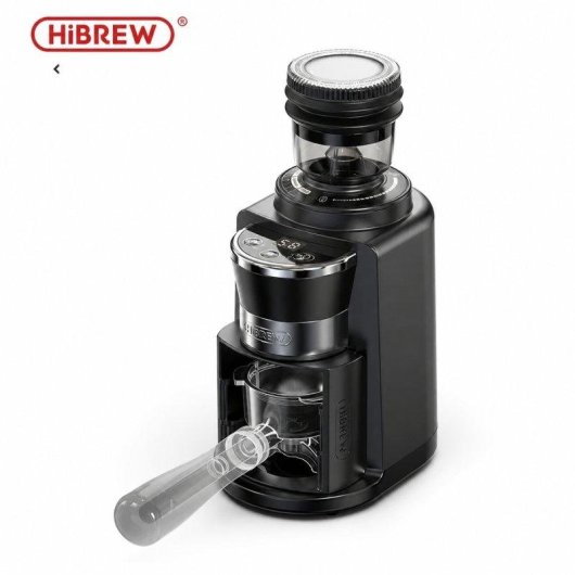 Macina caffè HiBREW G3A 220W Coniche 40 mm Acciaio Inox Nero