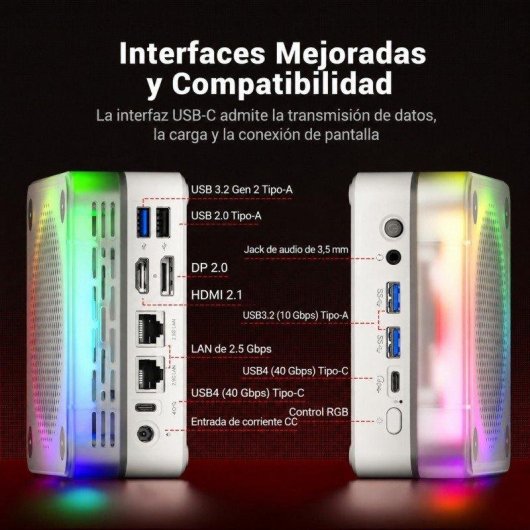 Mini PC FIREBAT MN56 AMD Ryzen 7 H255/16GB DDR5/512GB SSD/Radeon 780M Windows 11