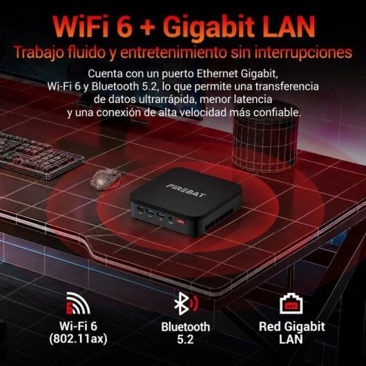 Mini PC FIREBAT R3 AMD Ryzen 7 7730U/16GB/512GB SSD/Radeon RX Vega 8 Windows 11