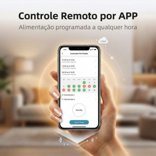 Dispensador Automático Welltin Comida y Agua 6L Fuente 2,5L WiFi Negro