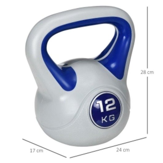 Kettlebell Welltin 12 kg prise large base plane
