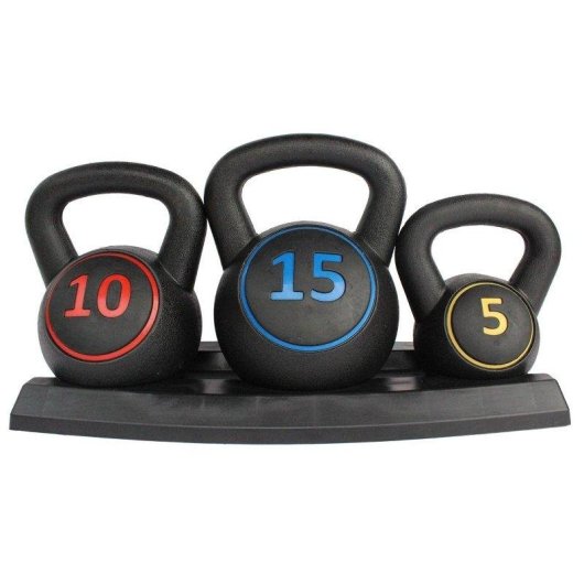 Kettlebell Welltin 2,27-4,54-6,8 kg prise antiderapante
