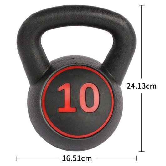 Kettlebell Welltin 2,27-4,54-6,8 kg prise antiderapante