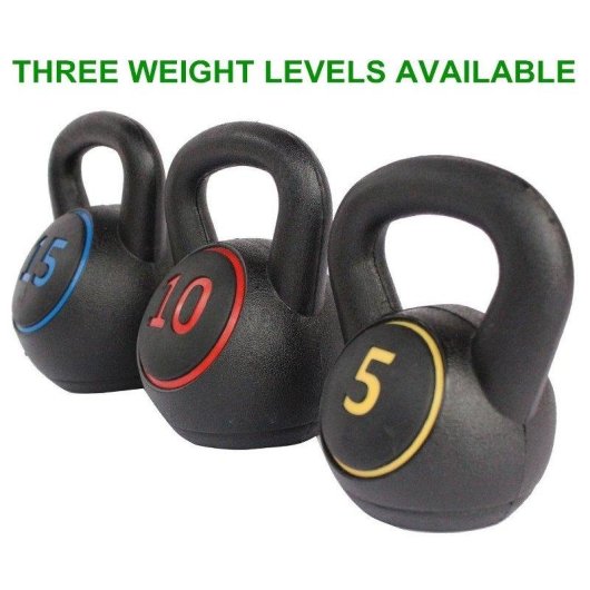 Kettlebell Welltin 2,27-4,54-6,8 kg prise antiderapante