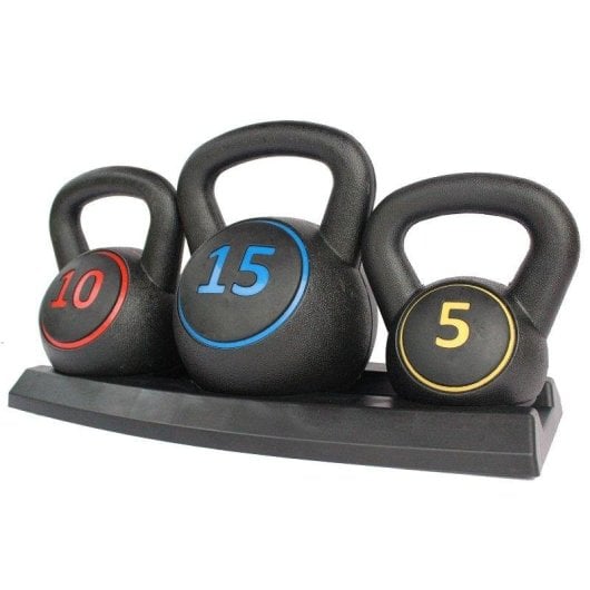 Kettlebell Welltin 2,27-4,54-6,8 kg prise antiderapante