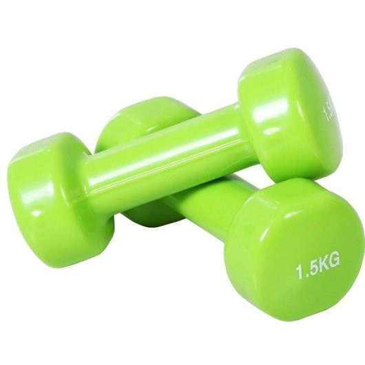 Halteres Welltin com mala - 4 pares 0,5 a 2 kg