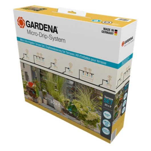 Kit Micro-Drip Gardena 13400-20 pour terrasse et 30 plantes