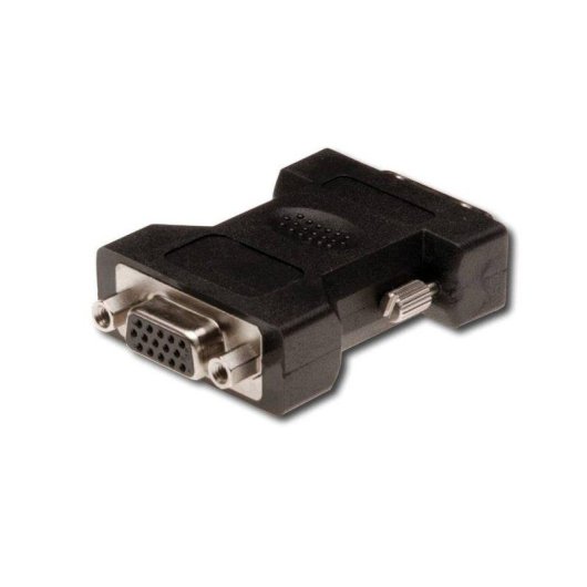 Adaptador Ewent EC1250 DVI-I a VGA 24+5 Pines a 15 Pines Negro