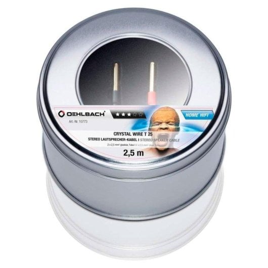Lautsprecherkabel Oehlbach Crystal Wire T25 2x2,5 mm²