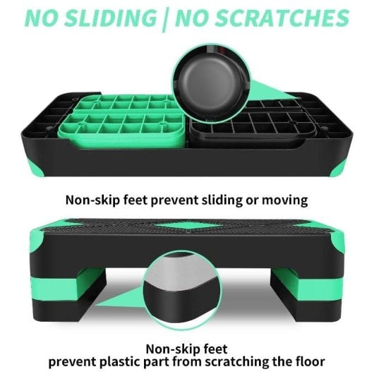 Step aerobico Welltin 68,5 cm Verde