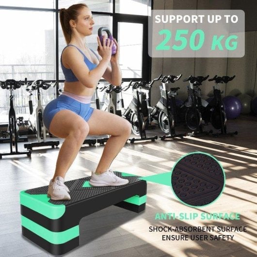 Step aerobico Welltin 68,5 cm Verde