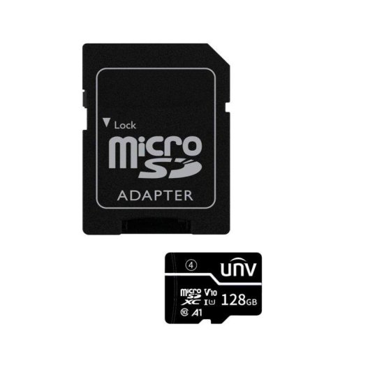 Cartão microSD Uniview 128 GB Classe 10 V10 com adaptador SD