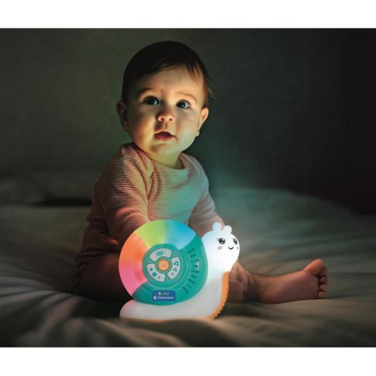 Lámpara de Noche Caracol Clementoni Baby For You Con Melodías y Sonidos