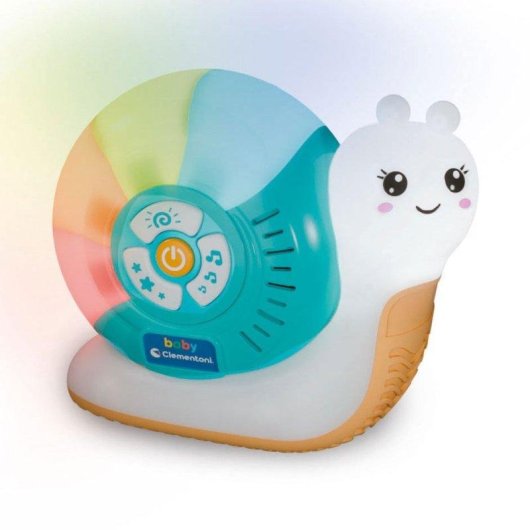 Lámpara de Noche Caracol Clementoni Baby For You Con Melodías y Sonidos