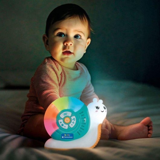 Lámpara de Noche Caracol Clementoni Baby For You Con Melodías y Sonidos