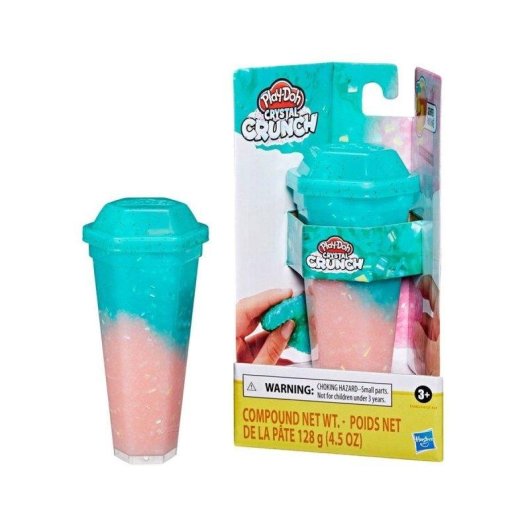 Jouet Play-Doh Crystal Crunch Rosa/Azul