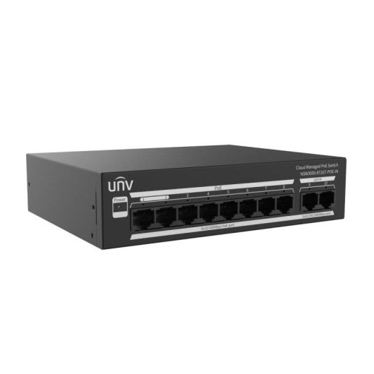 Switch Uniview NSW3000-8T2GT-POE-IN Gestionado en la Nube L2 8x PoE+ 120 W