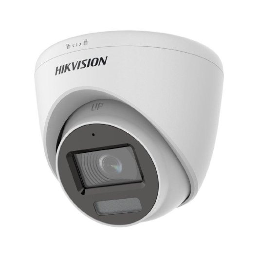 Câmera de vigilância Hikvision DS-2CE78K0T-LFS 3K Visão Noturna Externa Áudio
