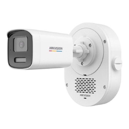 Câmara de vigilância Hikvision 2K Visão Noturna Exterior IA Áudio bidirecional