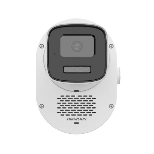 Câmara de vigilância Hikvision 2K Visão Noturna Exterior IA Áudio bidirecional