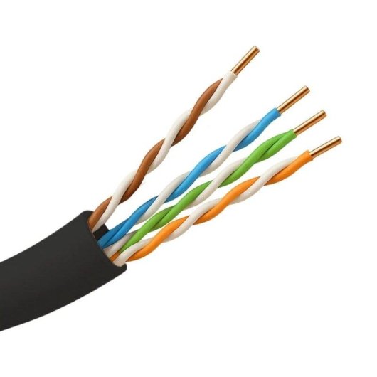 Câble réseau Uniview UTP Cat5e 305m Noir Extérieur Haute Résistance