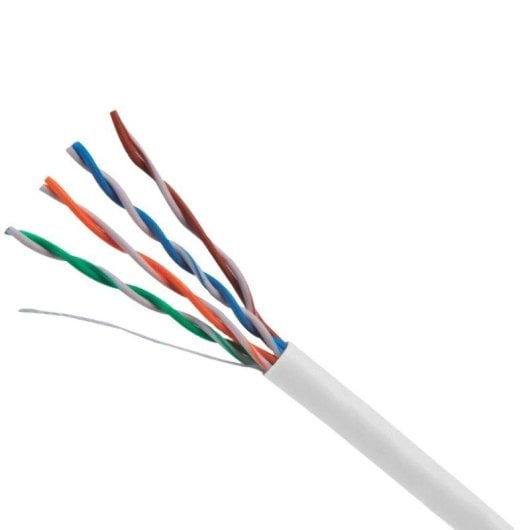 Cable reseau Uniview UV-UTP5E-300-BC24AWG-DCA-B-W Cat5e