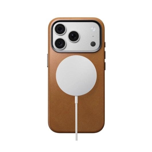 Funda para móvil Nomad Traditional Camino de cuero marrón tostado para iPhone 18 Pro