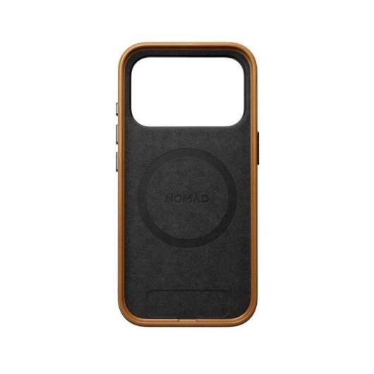 Funda para móvil Nomad Traditional Camino de cuero marrón tostado para iPhone 18 Pro