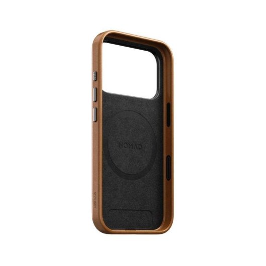 Funda para móvil Nomad Traditional Camino de cuero marrón tostado para iPhone 18 Pro
