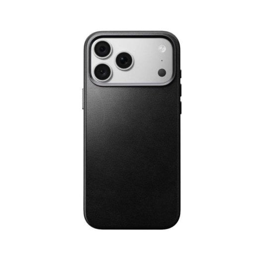 Nomad Traditional Hülle aus schwarzem Horween-Leder MagSafe für iPhone 18 Pro Max