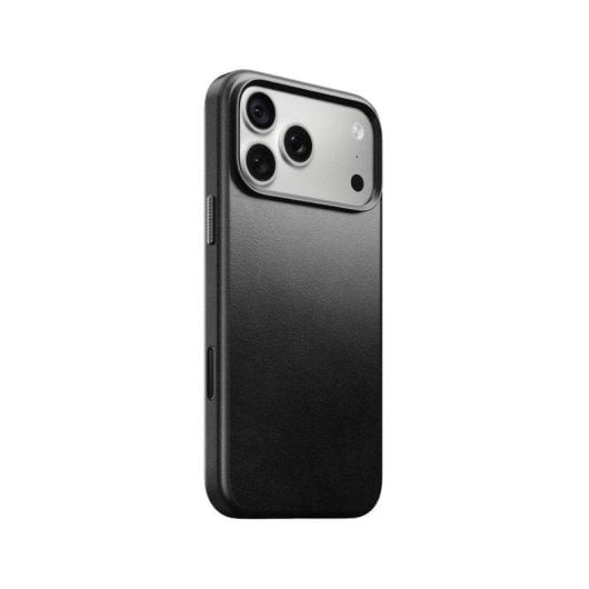 Nomad Traditional Hülle aus schwarzem Horween-Leder MagSafe für iPhone 18 Pro Max