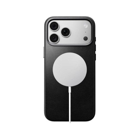 Nomad Traditional Hülle aus schwarzem Horween-Leder MagSafe für iPhone 18 Pro Max