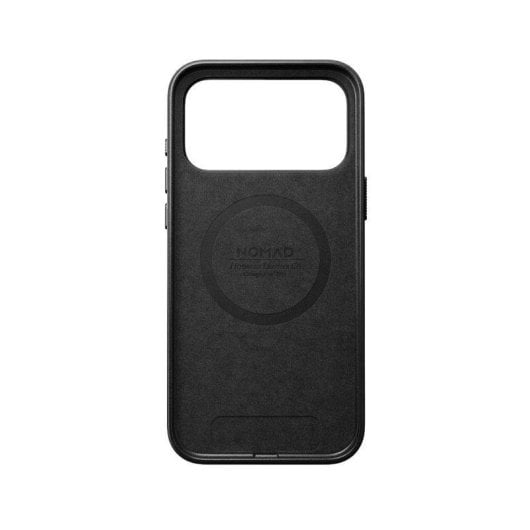Nomad Traditional Hülle aus schwarzem Horween-Leder MagSafe für iPhone 18 Pro Max
