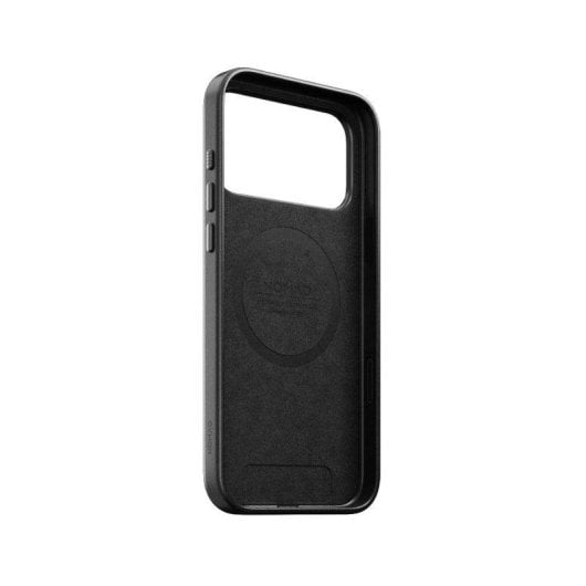 Nomad Traditional Hülle aus schwarzem Horween-Leder MagSafe für iPhone 18 Pro Max